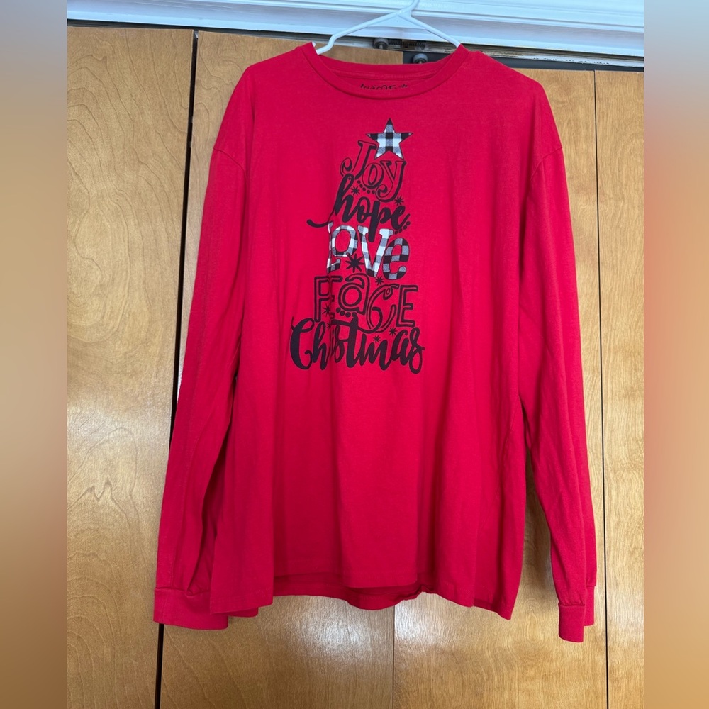 CLEARANCE Red Women’s Christmas Long Sleeve Shirt